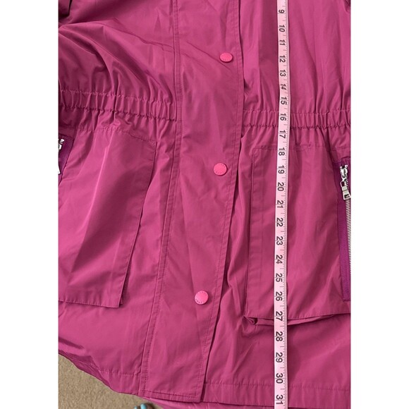 Nuage Lightweight Water Repellant Magenta Pink Raincoat Women's Size Medium - Picture 16 of 16